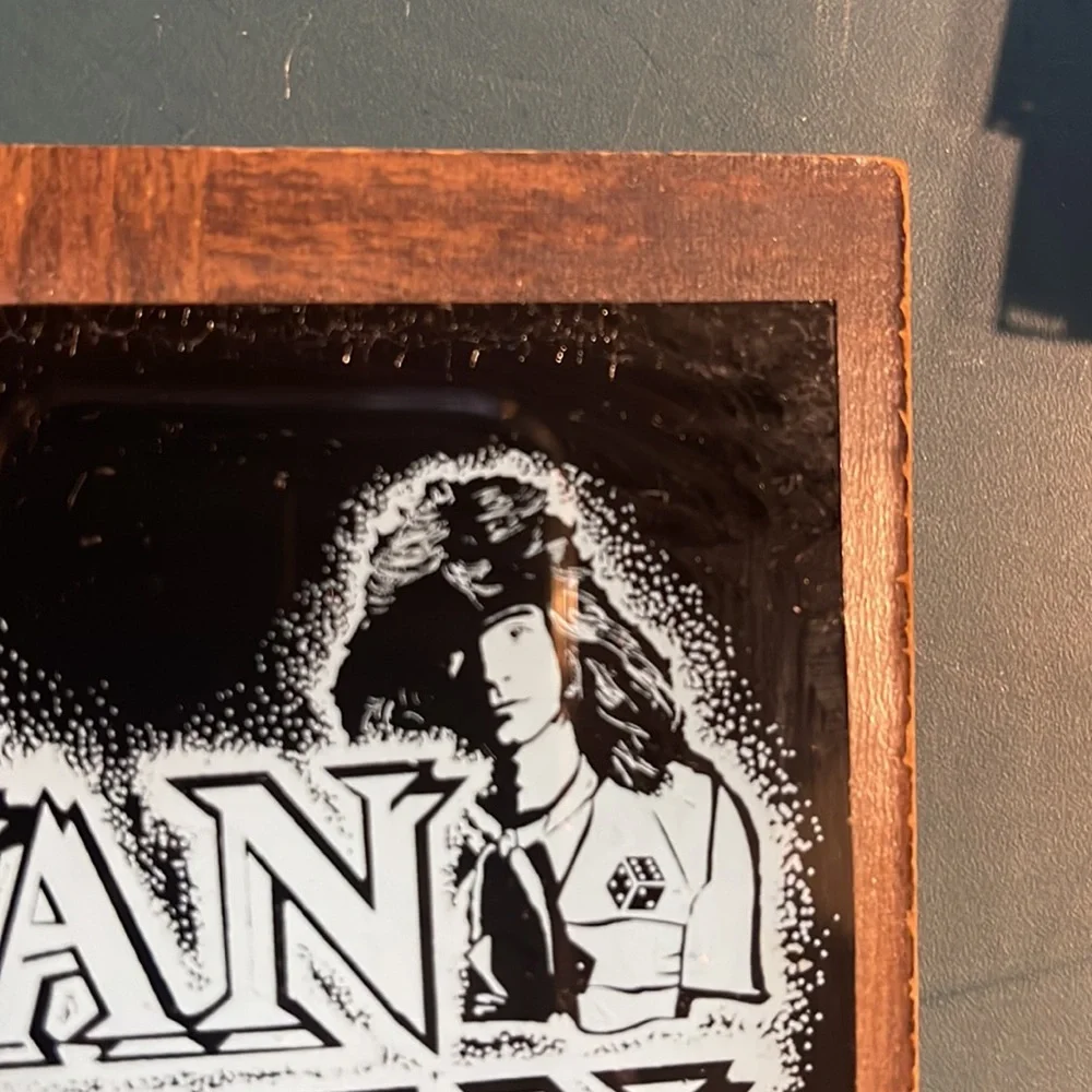 🎸🎤 Vintage Van Halen Carnival Mirror 🎤🎸